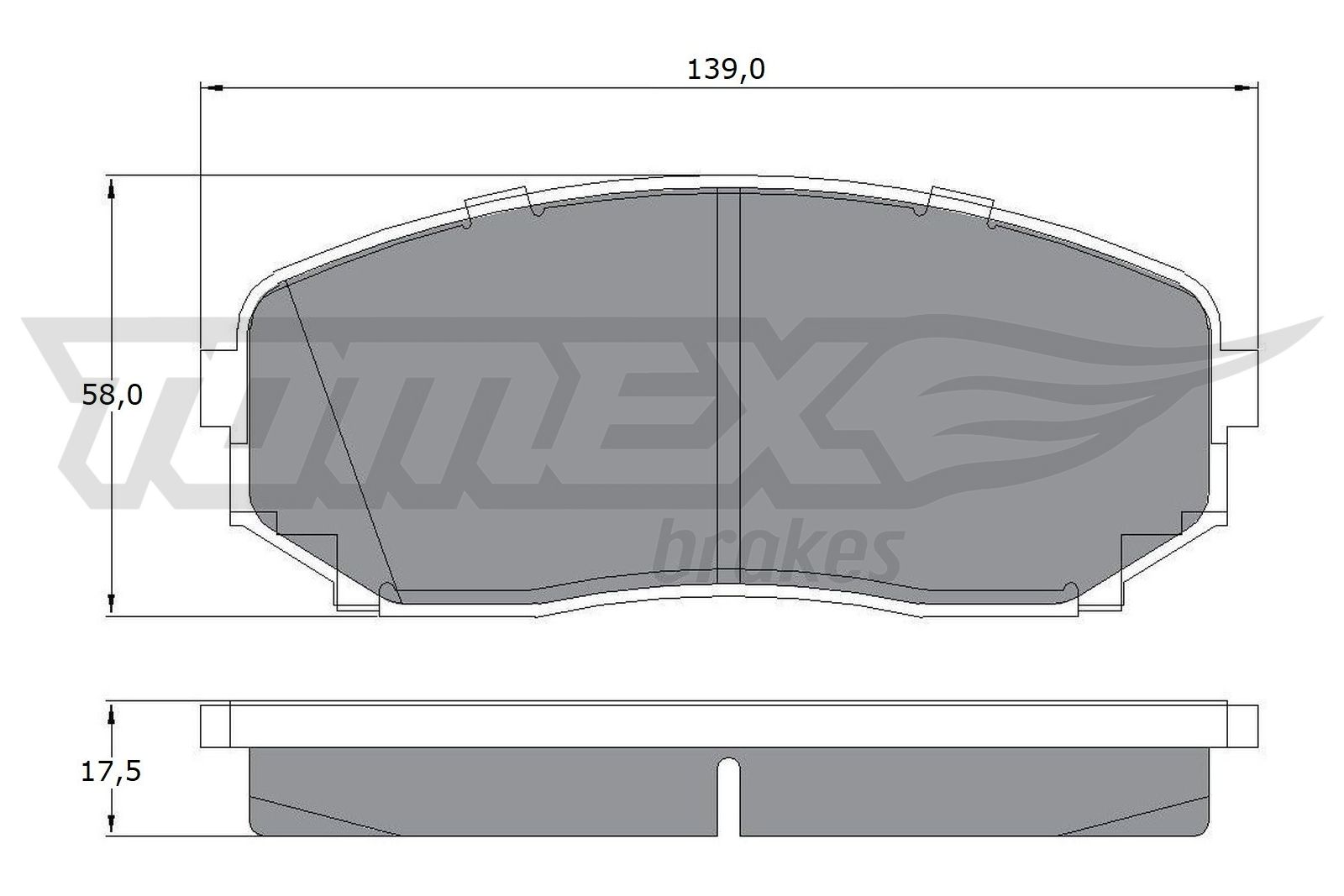 TOMEX Brakes TX 17-42 Sada...